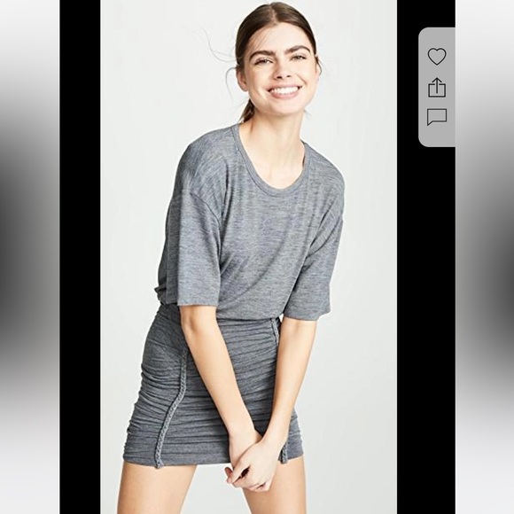 IRO Speedy Scoop-Neck Tee With Dress Braided Details - Picture 3 of 9